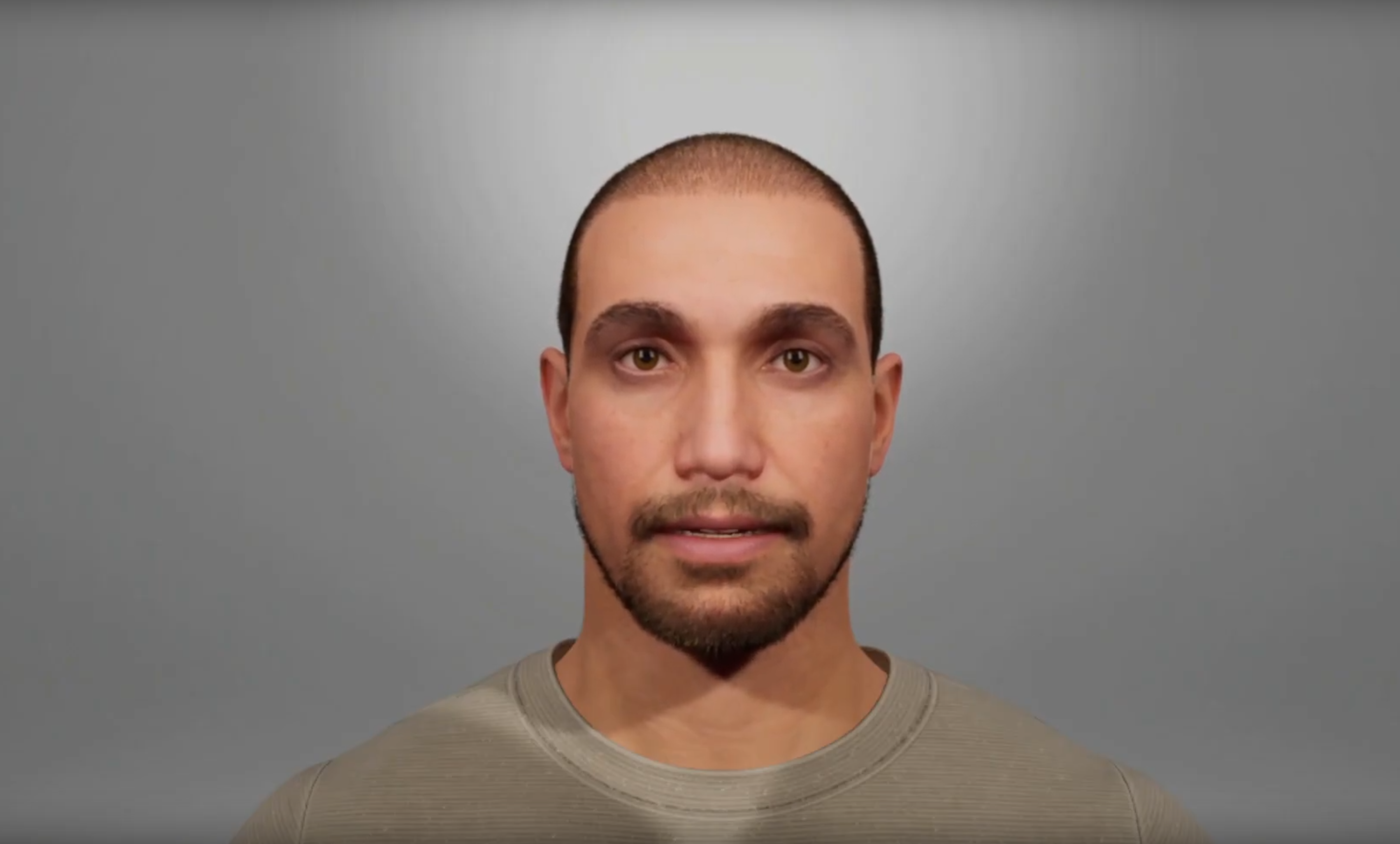 [Fotorealistischer Avatar im Gespräch]